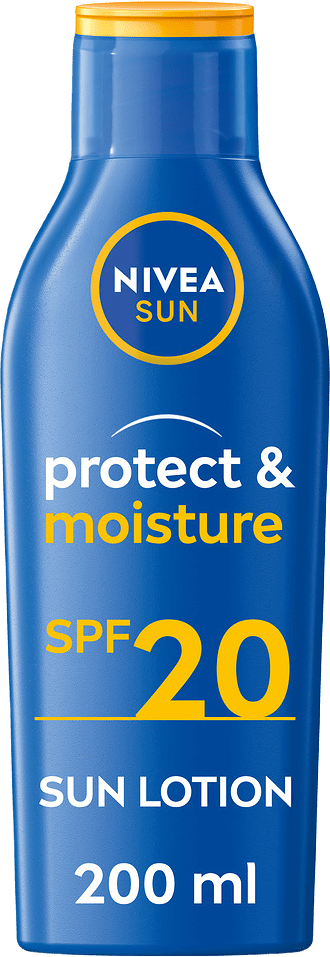 Solkräm Protect & Moisture Sun Lotion SPF20 200 ml NIVEA SUN