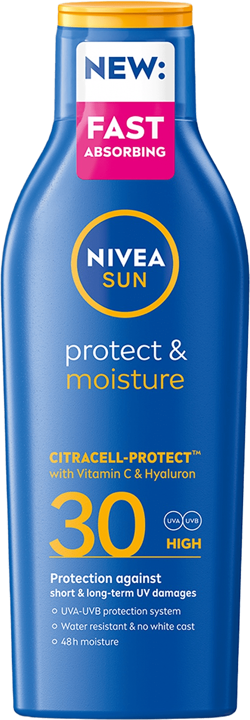 Solkräm Protect & Moisture Lotion SPF30 200 ml NIVEA SUN, från NIVEA.