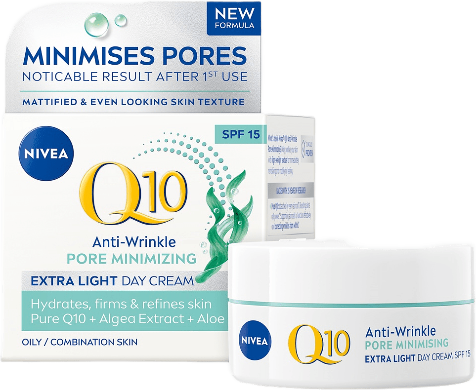 Dagkräm Q10 Power Pore Minimising Day Cream SPF15 50 ml NIVEA