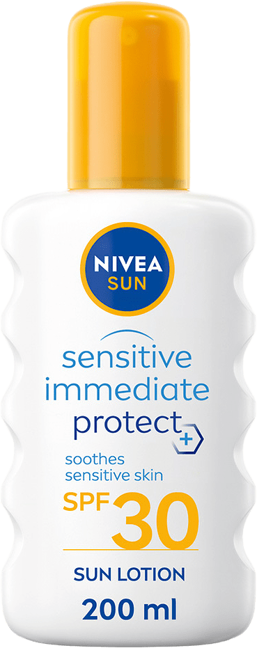 Sensitive Immediate Protect Soothing Sun Spray SPF 30, från NIVEA.