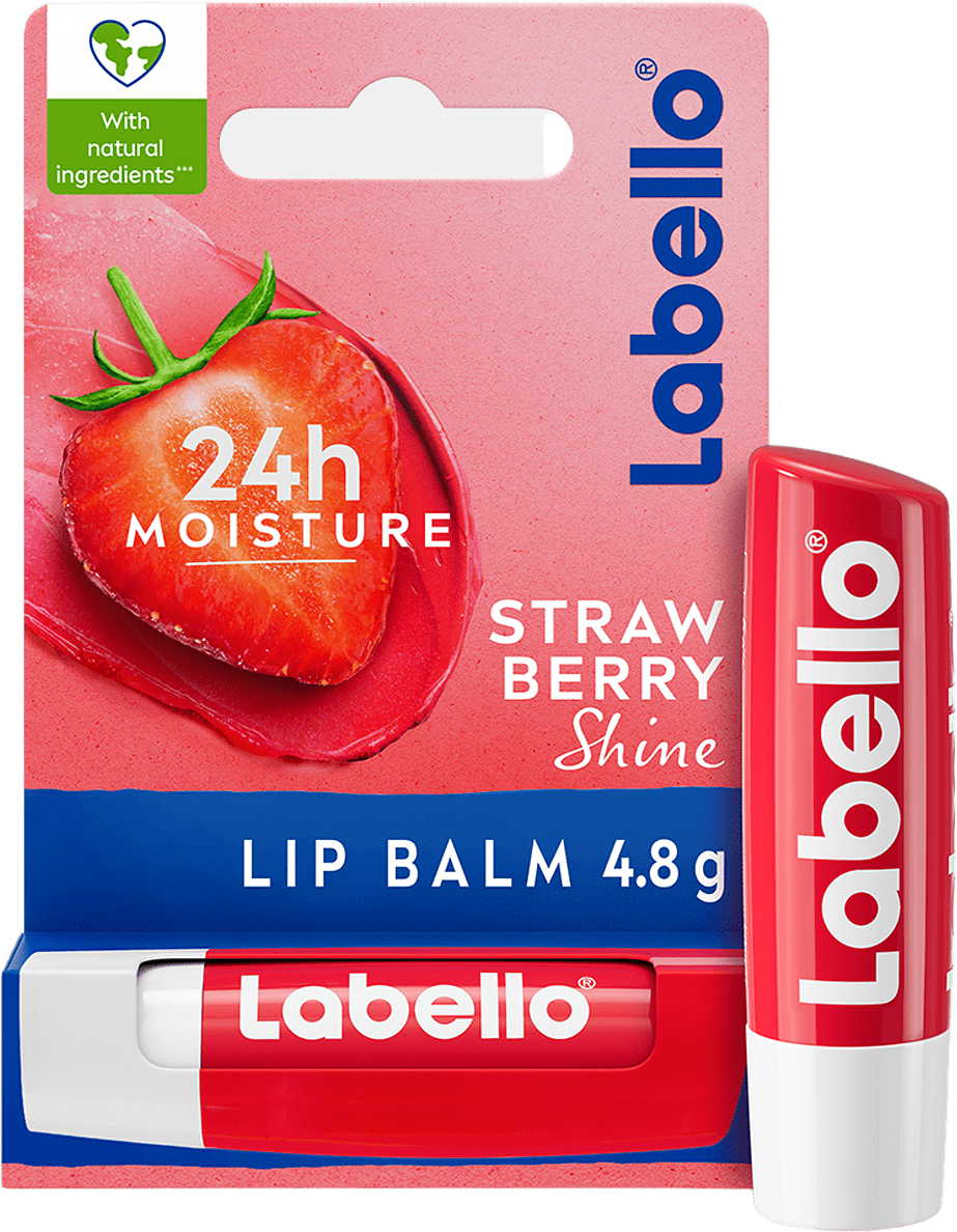 Läppbalsam Strawberry Shine Lip Balm 4,8 g Labello