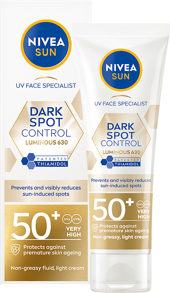UV Face Luminous 630 Dark Spot Control SPF 50+, från NIVEA.