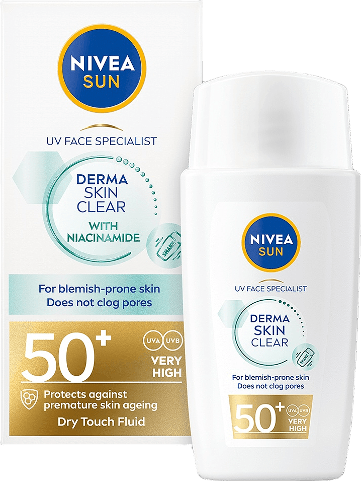 Solkräm ansikte UV Face Specialist Derma Skin Clear SPF 50+ 40 ml NIVEA