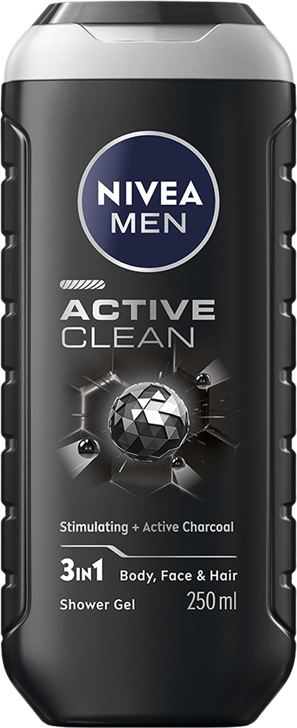 Duschtvål Active Clean Shower Gel 250 ml NIVEA MEN, från NIVEA.