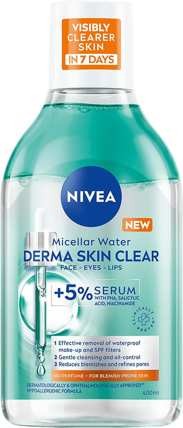 Micellärt Vatten Derma Skin Clear Micellar Water 400 ml NIVEA, från NIVEA.