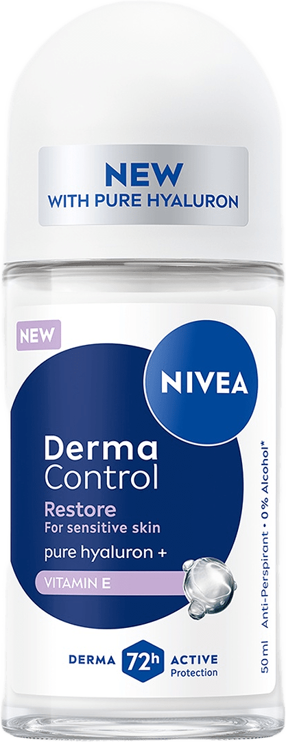 Antiperspirant Deo Derma Control Restore Sensitive Roll On 50 ml NIVEA, från NIVEA.