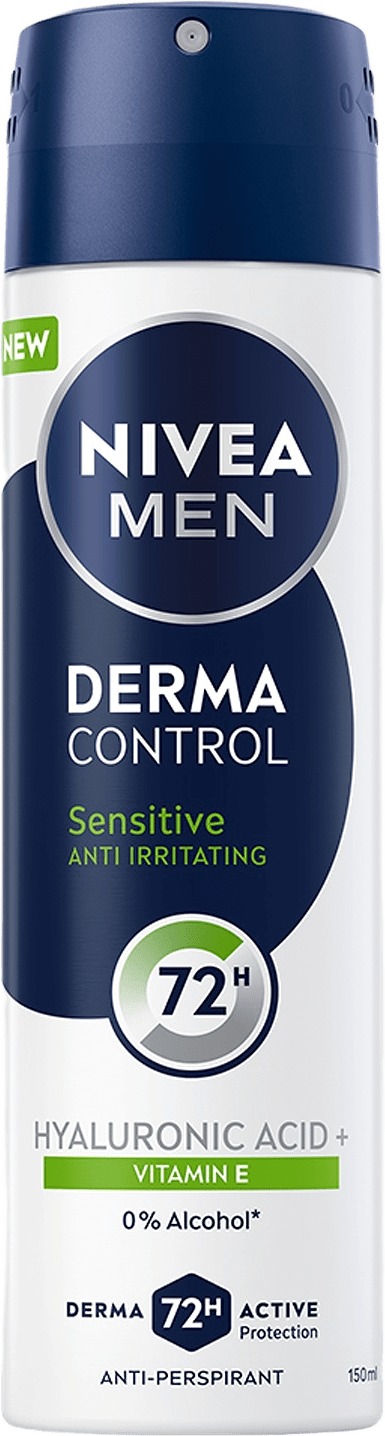 Antiperspirant Deo Spray Derma Control Sensitive 150 ml NIVEA MEN, från NIVEA.
