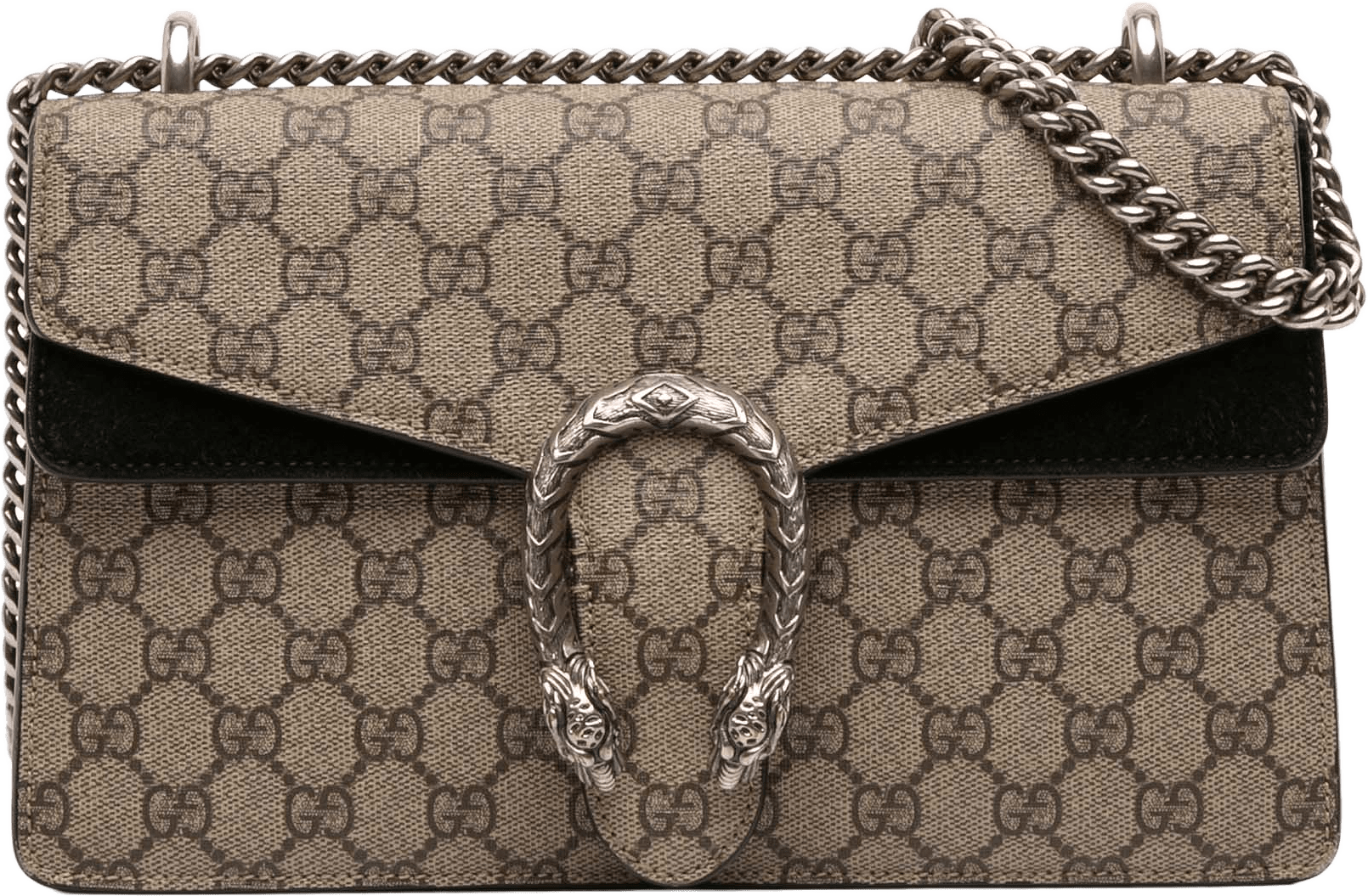 Gucci Medium Gg Supreme Dionysus Shoulder Bag, från Luxclusif, i färgen beige.