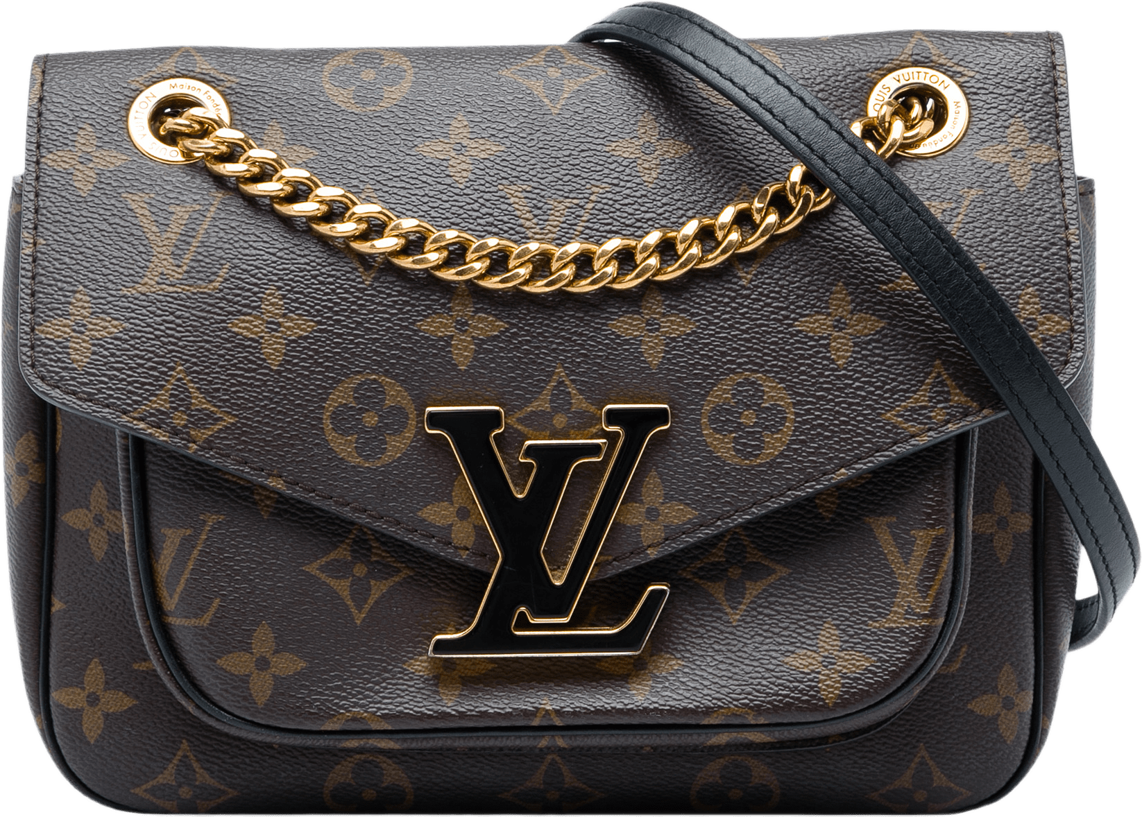 Louis Vuitton Monogram Passy Pm, från Luxclusif, i färgen brun.