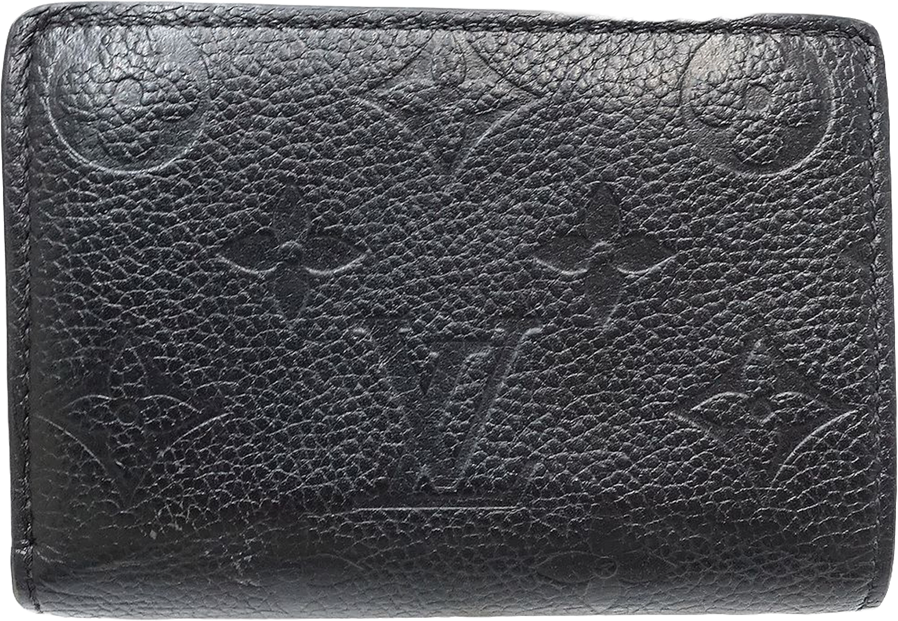 Louis Vuitton Monogram Empreinte Clea Wallet, från Luxclusif, i färgen black.