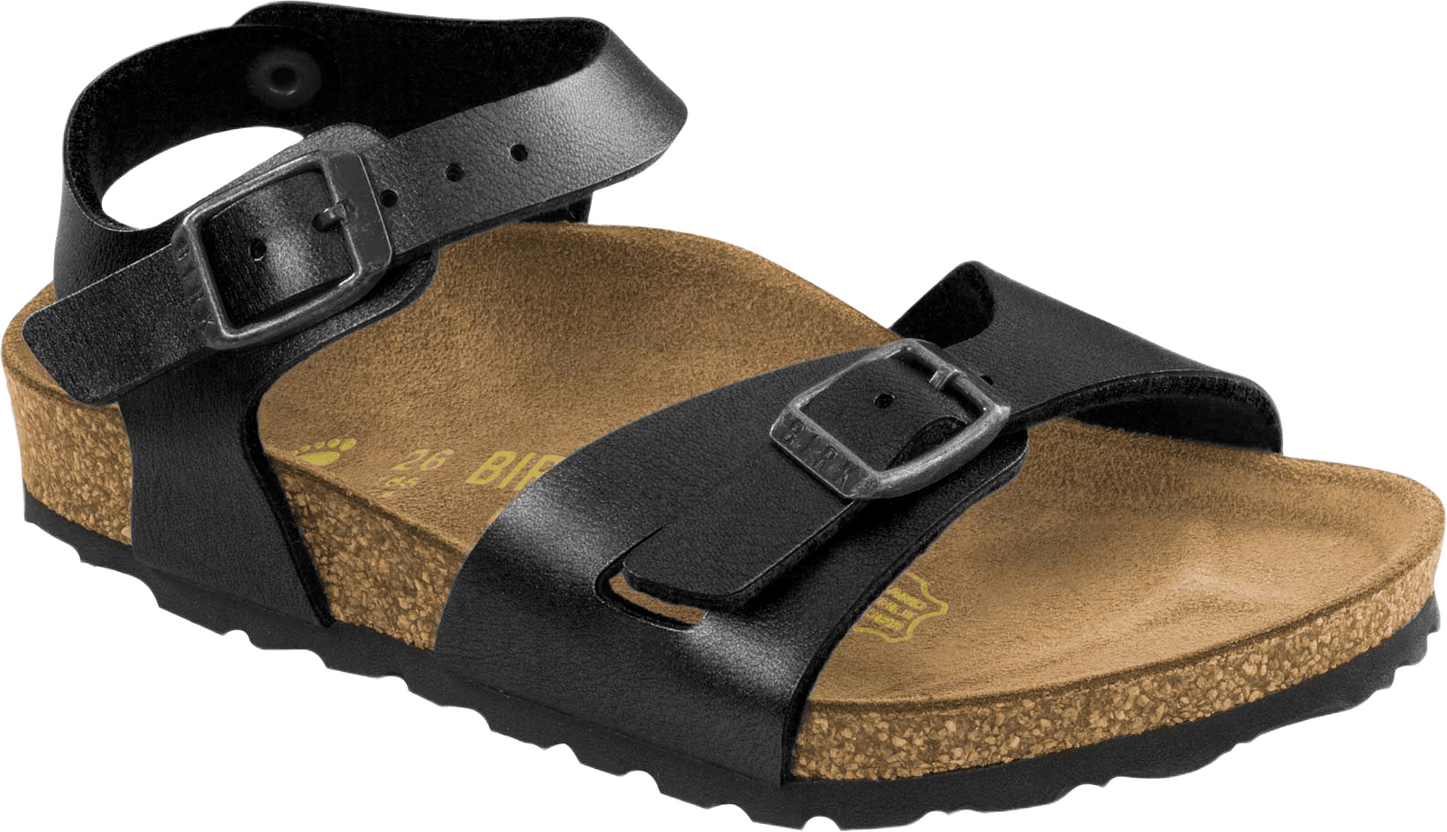 Sandal, New York Kids Black, från Birkenstock, i färgen Black.