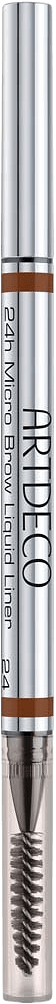 24h Micro Brow Liquid Liner, från ARTDECO, i färgen Medium Brown.