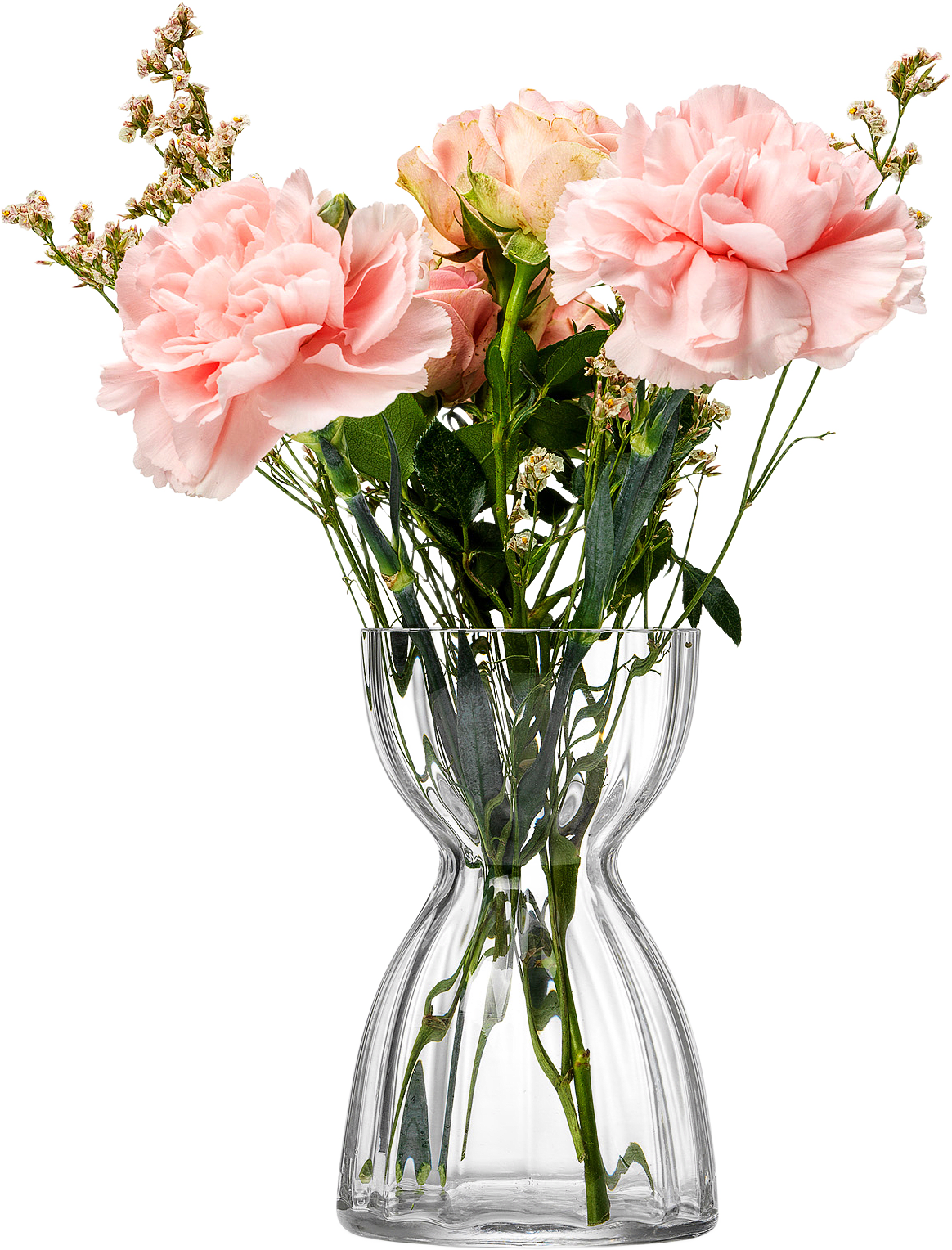 Cora Hyacint Vas, från In Flore, i färgen klar vit.