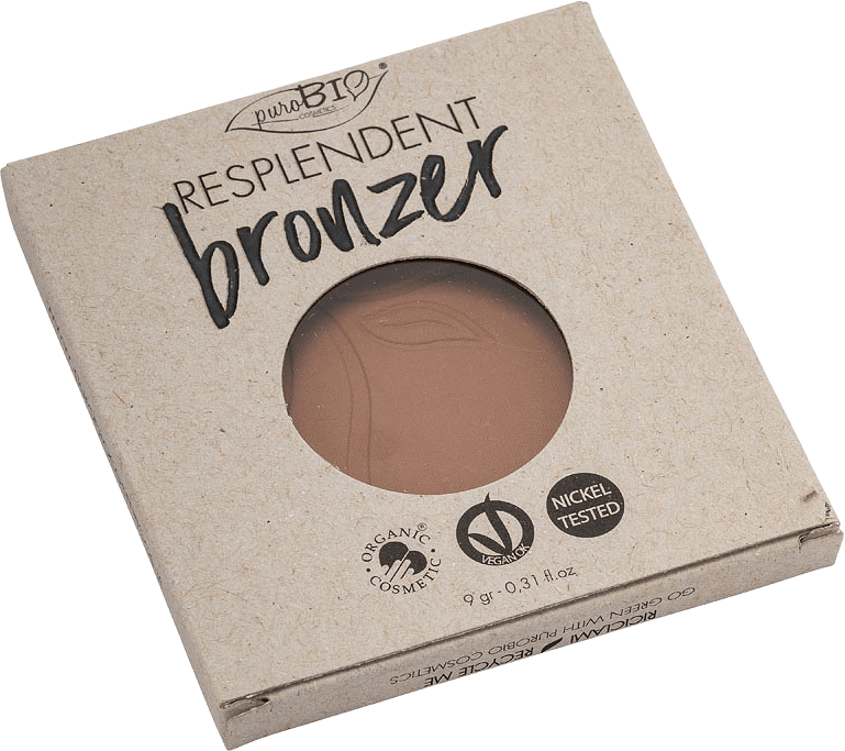 Resplendent Bronzer Powder - Refill, från PuroBio, i färgen 05 maroon warm refill.