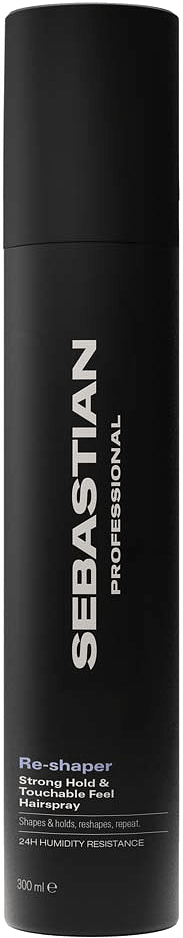 Reshaper Strong Hold & Touchable Feel Hairspray, från Sebastian Professional.