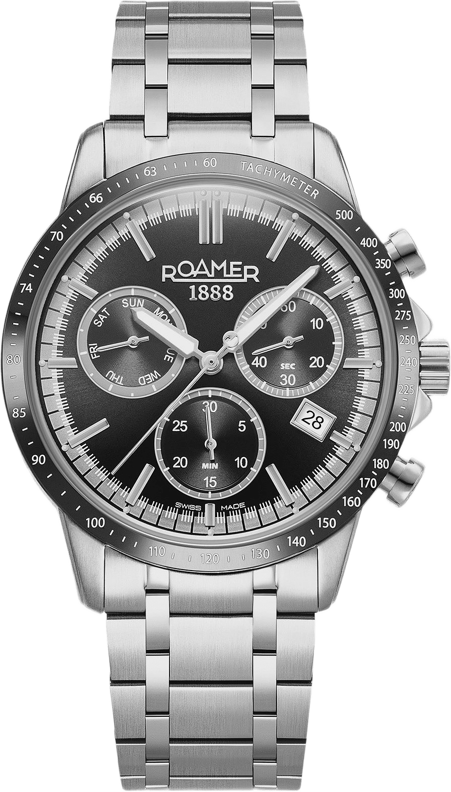 Roamer Mercury Chrono Herr Silver/stållänk - 968988 41 85 20, från ROAMER, i färgen 1.