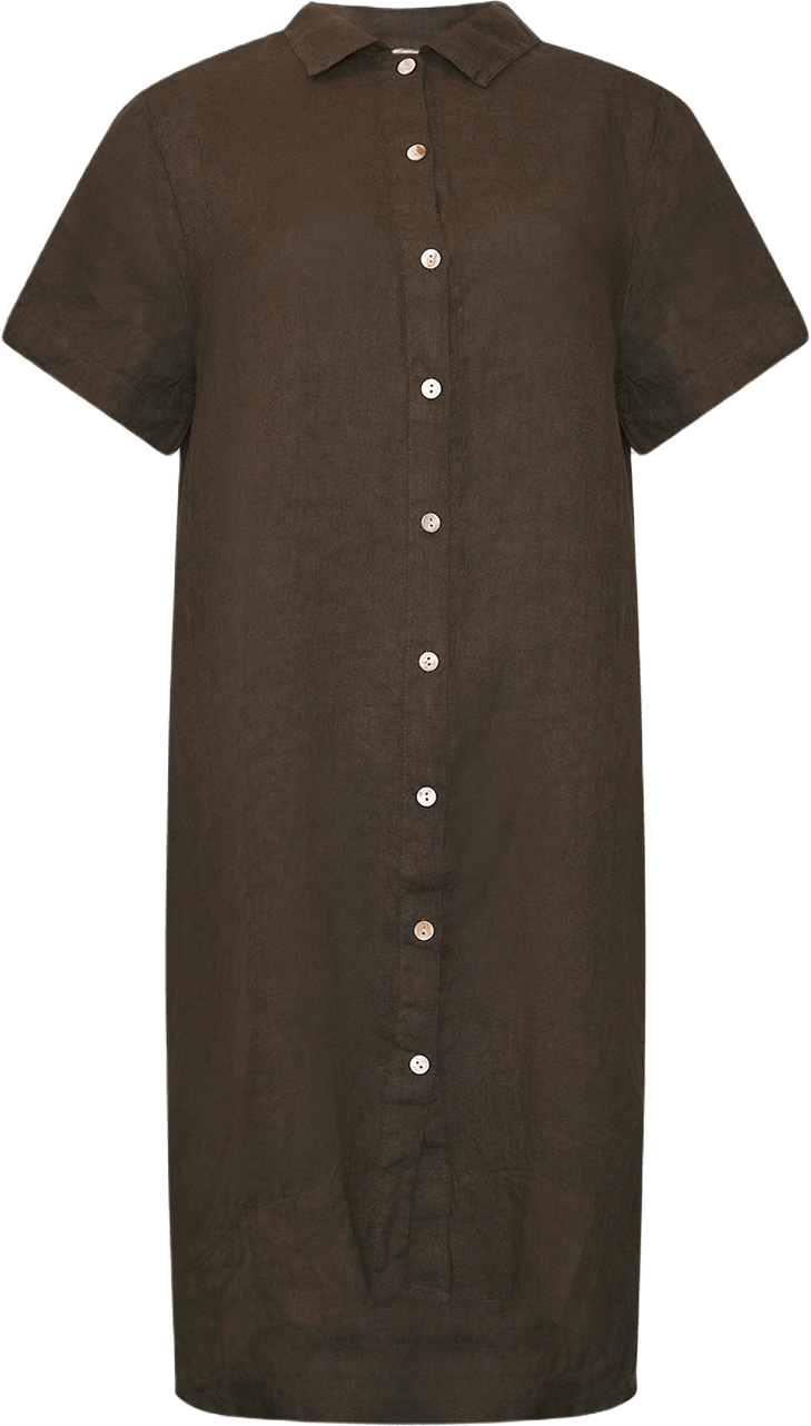 Issa, Shirt Dress, Linen - Mocca