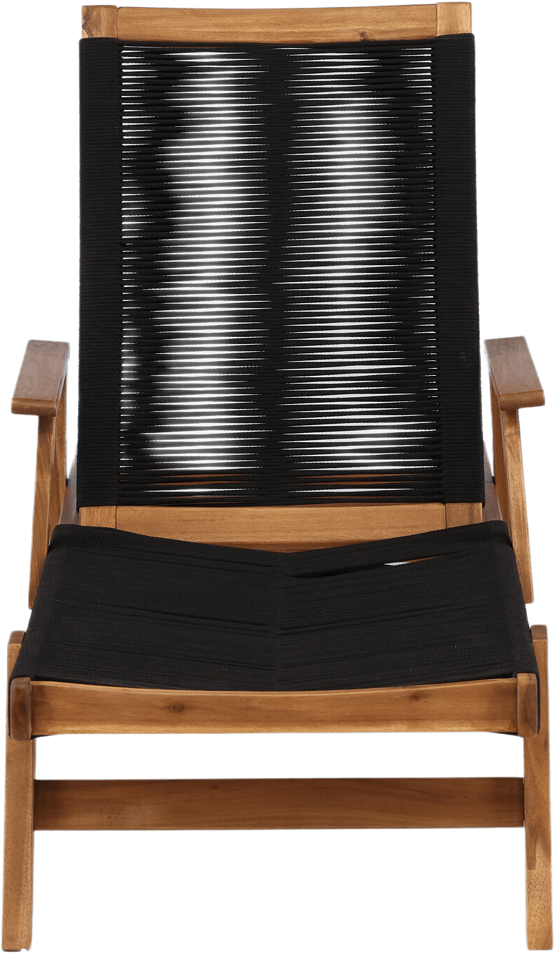 Little John Solstol, från Venture Home, i färgen black,nature.