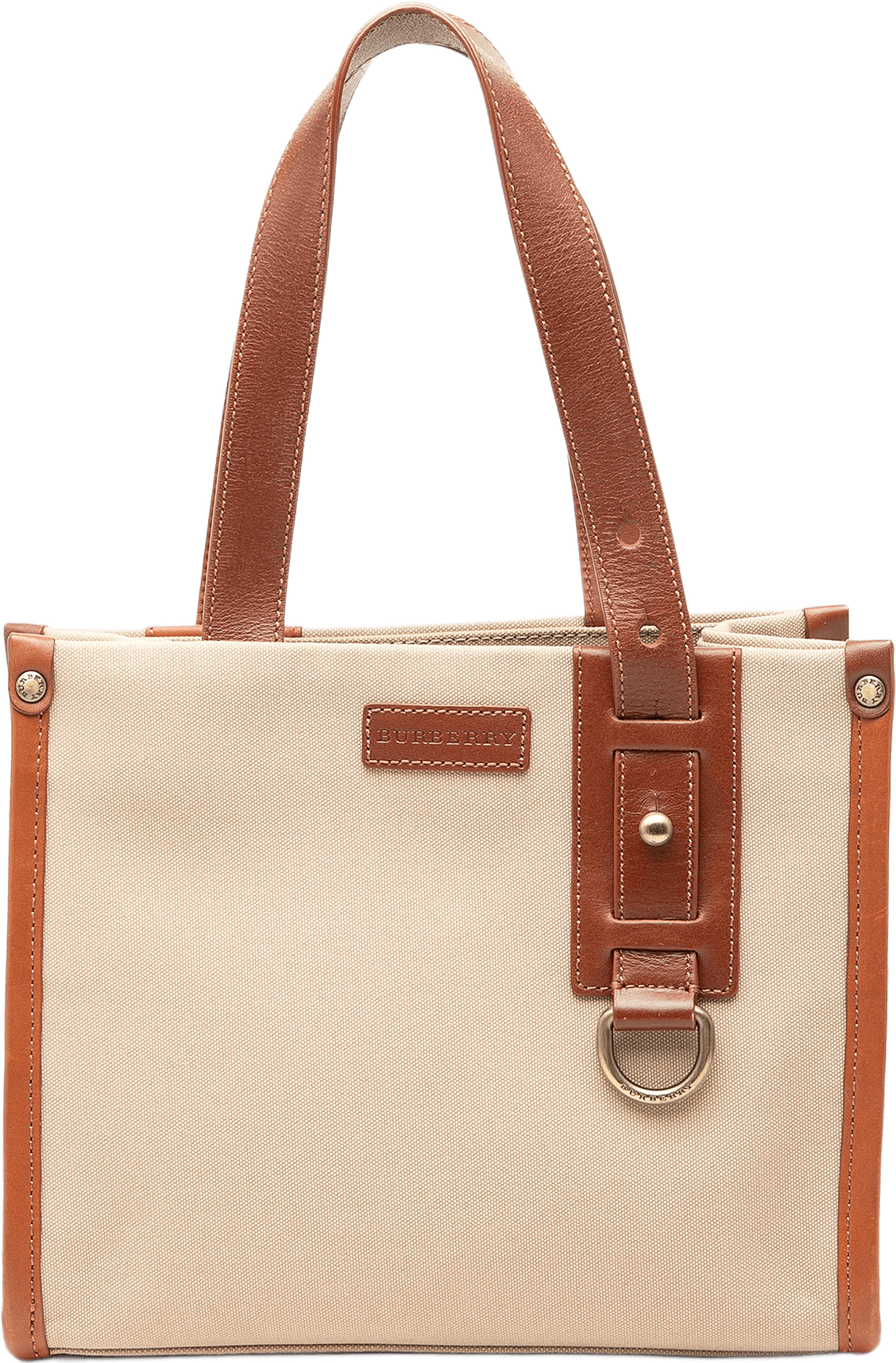 Burberry Canvas Tote, från Luxclusif, i färgen beige.