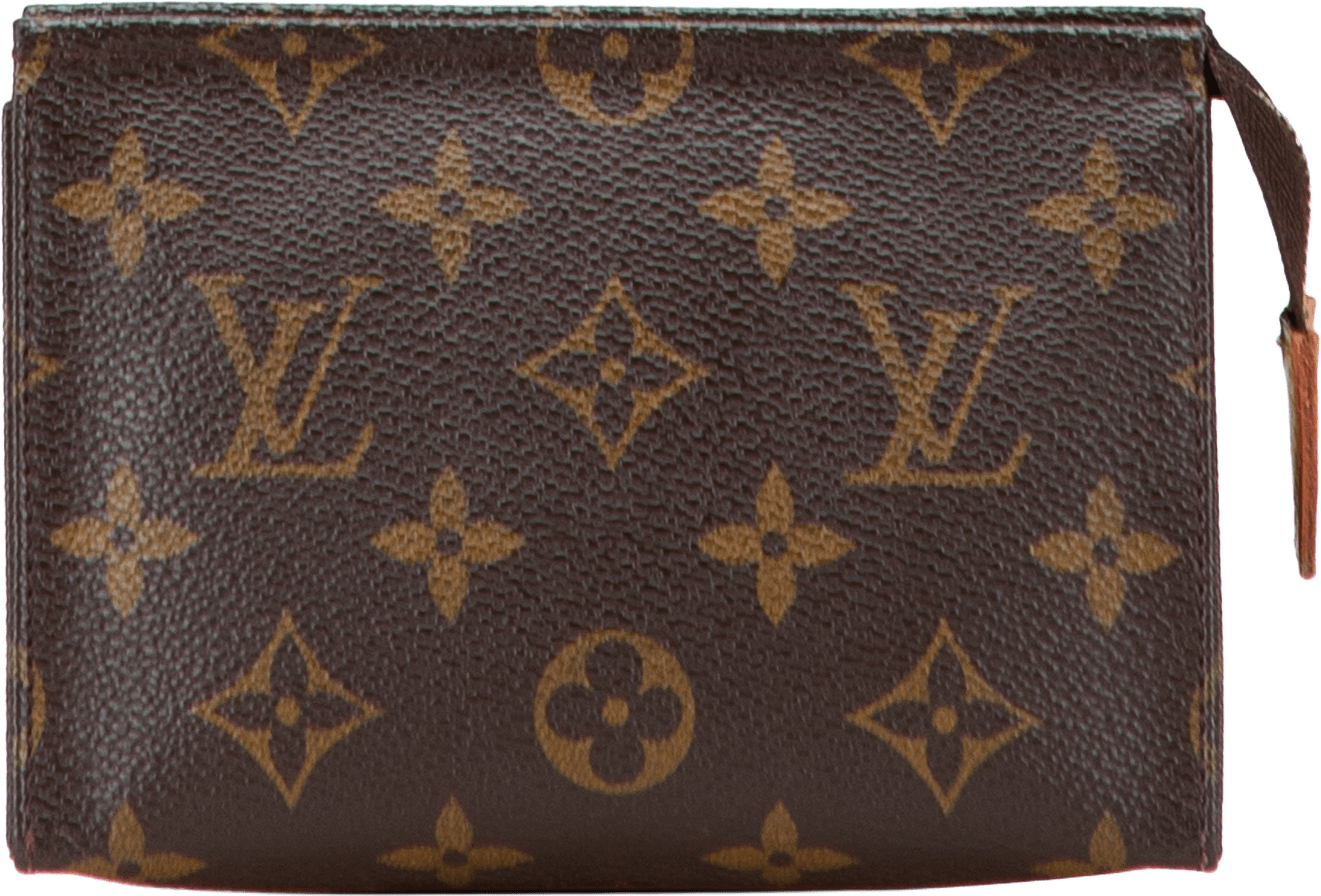 Louis Vuitton Monogram Toiletry Pouch 15, från Luxclusif, i färgen brown.