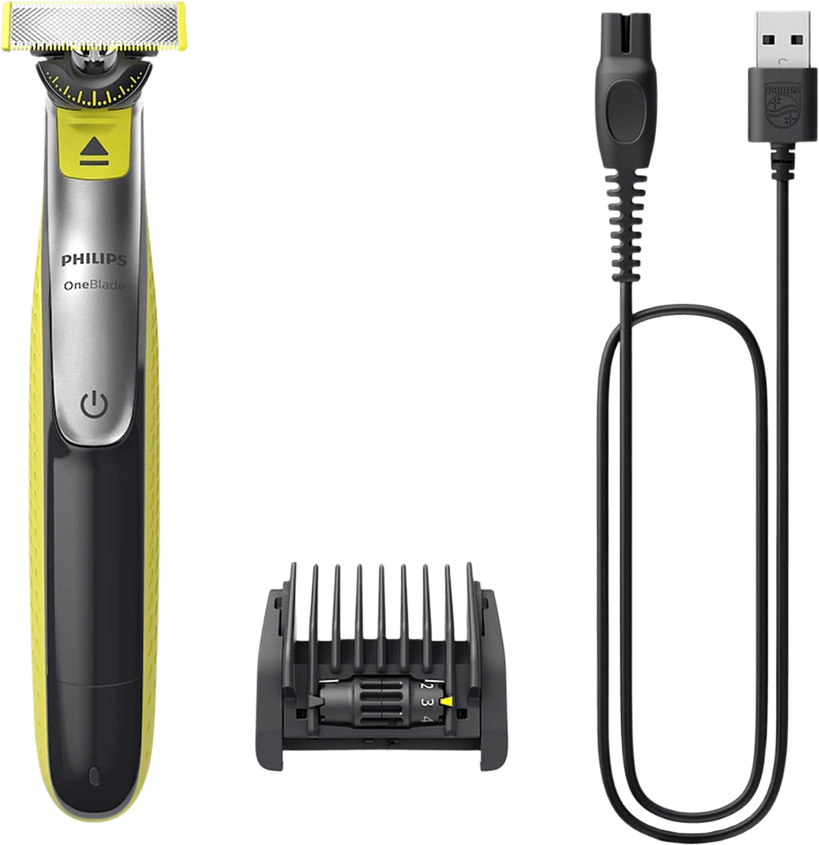 Oneblade 360 Qp2734/23, från Philips, i färgen limegrön/antracit.