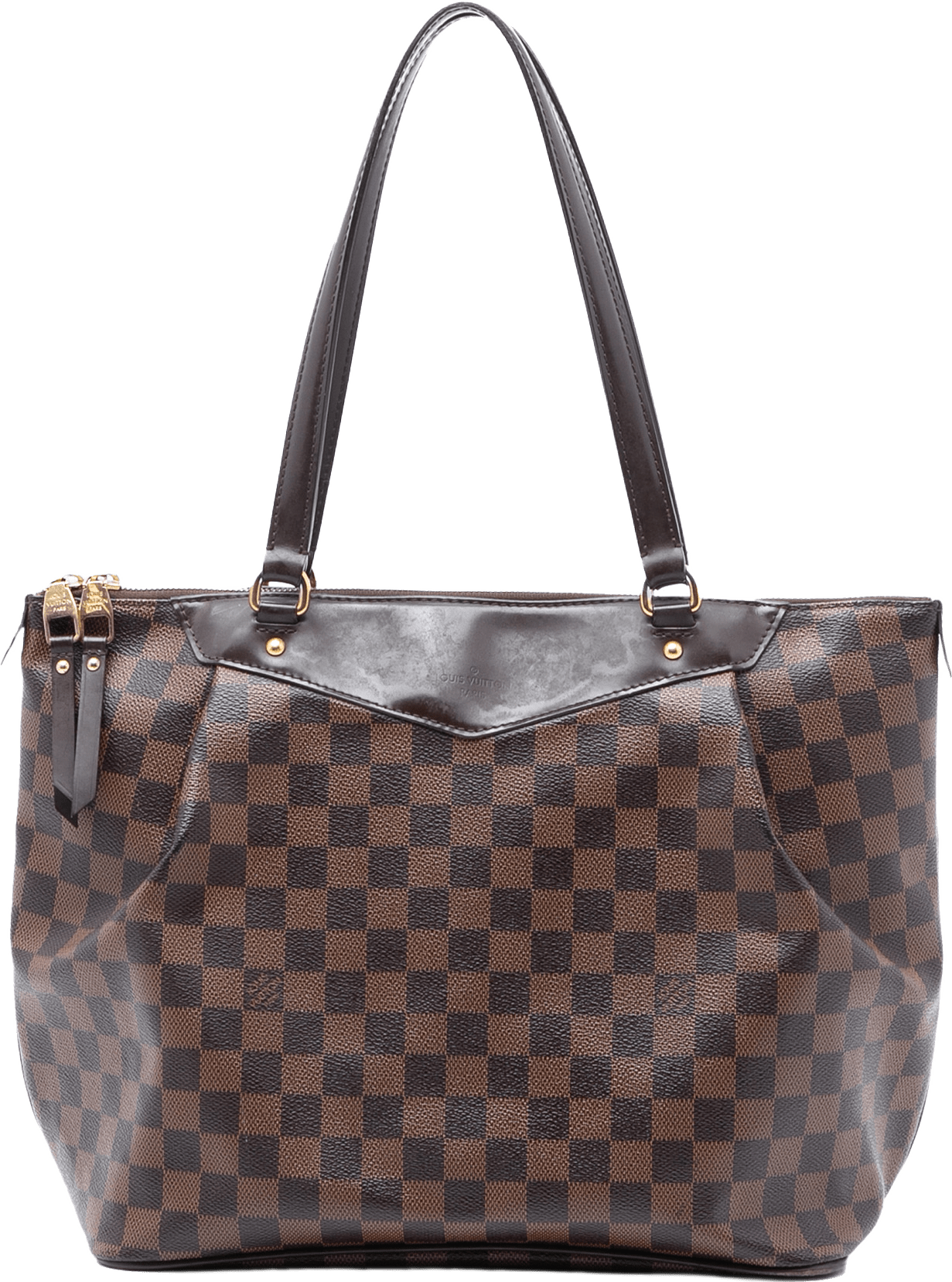 Louis Vuitton Damier Ebene Westminster Gm, från Luxclusif, i färgen brown.
