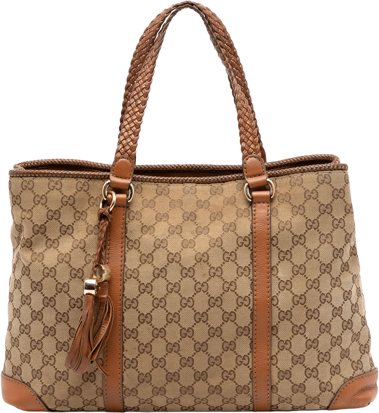 Gucci Gg Canvas Marrakech Tote, från Luxclusif, i färgen beige.