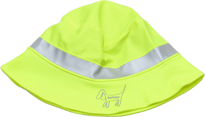Upcycled Bucket Hat, från Barkalot, i färgen hi-vis yellow.