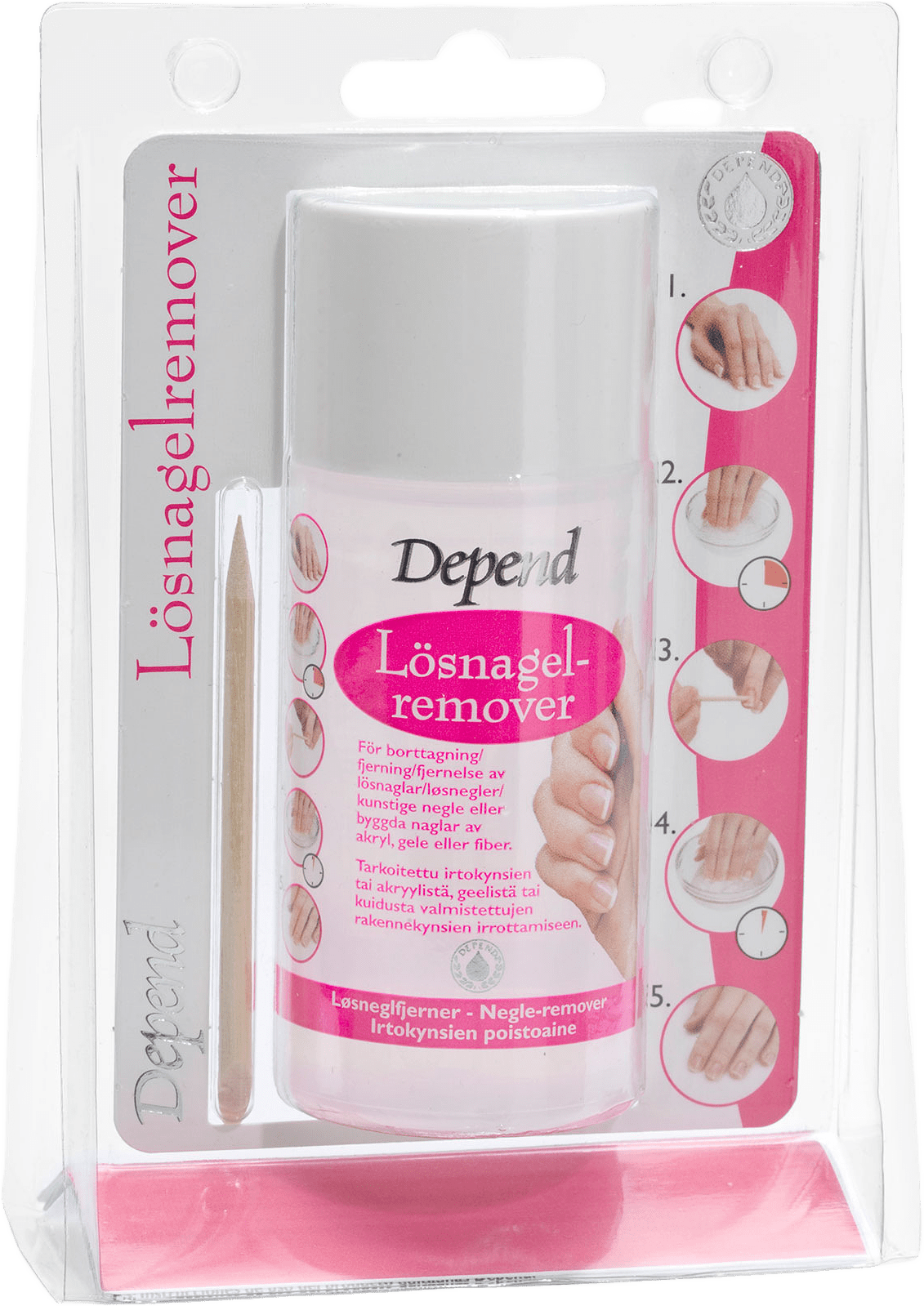 Lösnagelremover, 100 ml, från Depend.