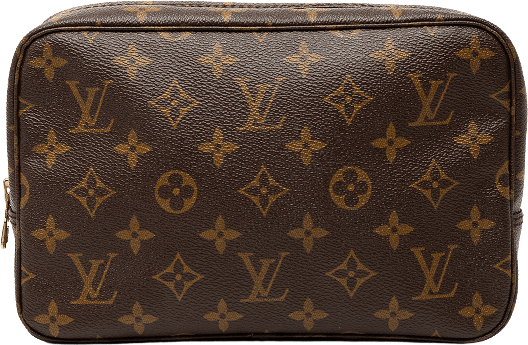 Louis Vuitton Monogram Trousse Toilette 23, från Luxclusif, i färgen brown.