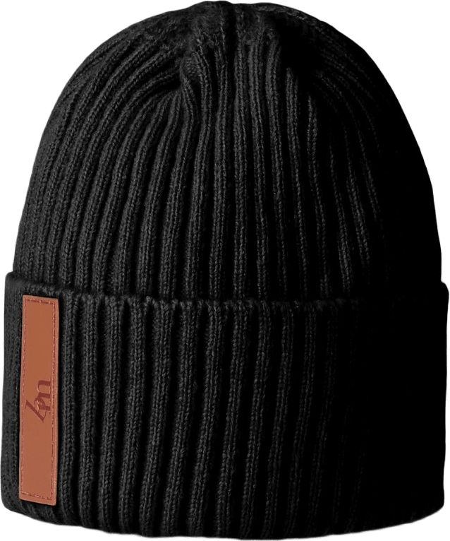 Beanie - Vuxen, från BabyMocs, i färgen black.