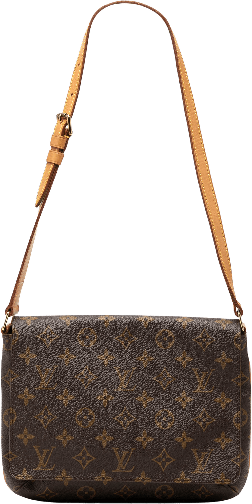 Louis Vuitton Monogram Musette Tango Short Strap, från Luxclusif, i färgen brown.