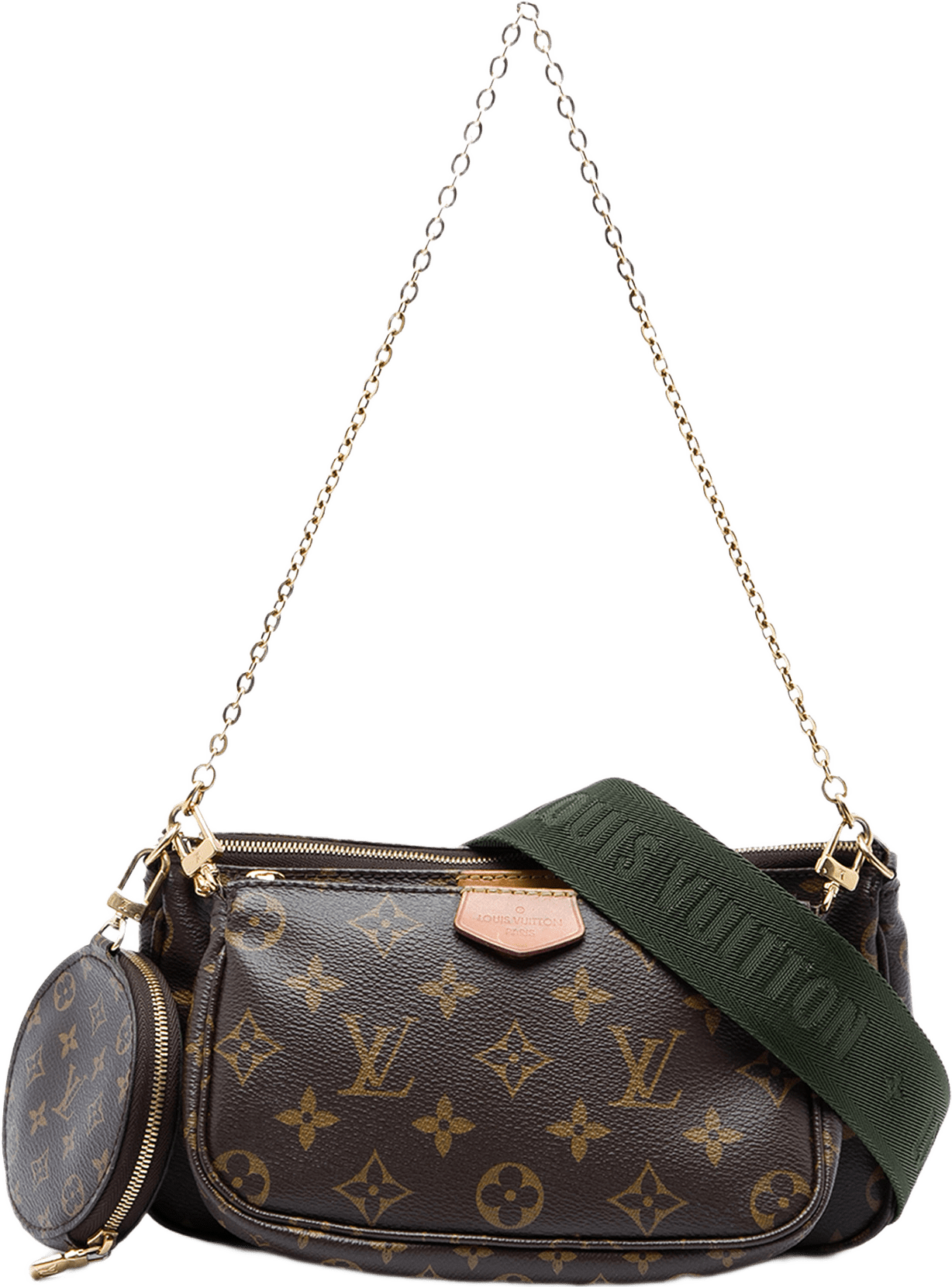 Louis Vuitton Monogram Multi Pochette Accessoires, från Luxclusif, i färgen brun.