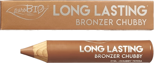 Long Lasting Bronzer Chubby Pencil, från PuroBio, i färgen warm 019l.