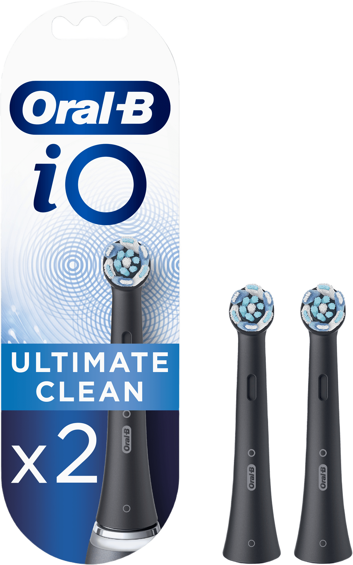 Oral-B iO Ultimate Clean Black Borsthuvud, 2 St