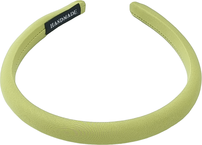 Diadem Satin 1,5 Cm, från Complement, i färgen lime green.