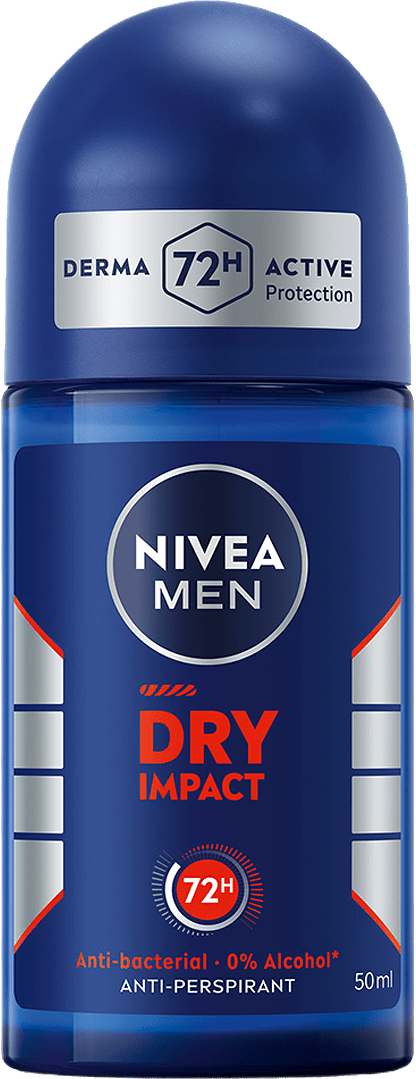 Antiperspirant Deo Dry Impact Roll On 50 ml NIVEA MEN, från NIVEA.