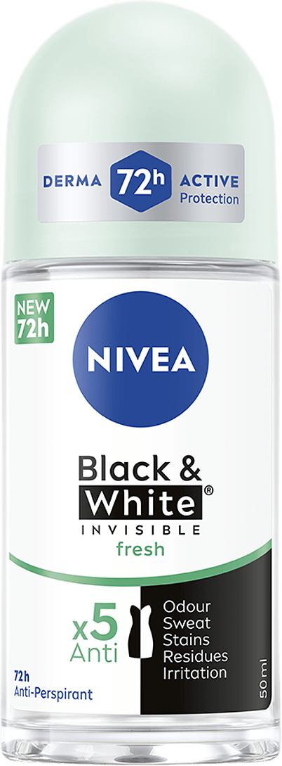 Antiperspirant Deo Black & White Fresh Roll On 50 ml NIVEA, från NIVEA.