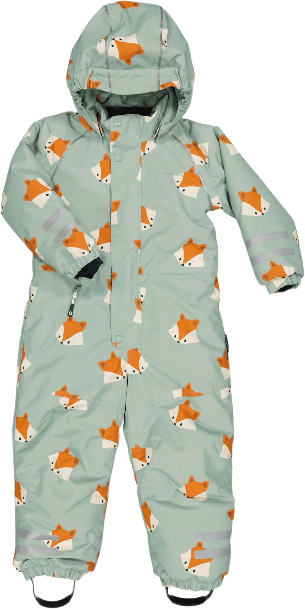 Vinteroverall Unitoddler, från Geggamoja, i färgen frosty green fox.