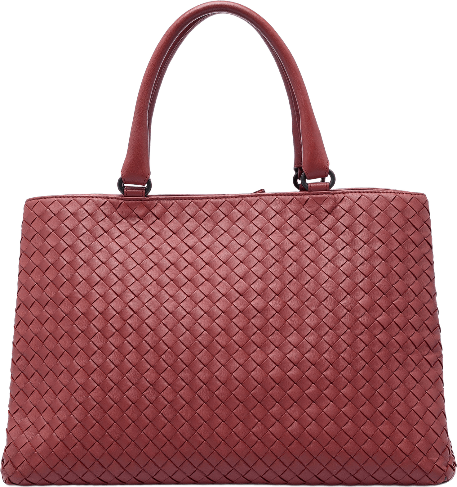 Bottega Veneta Nappa Intrecciato Milano Tote, från Luxclusif, i färgen brun.