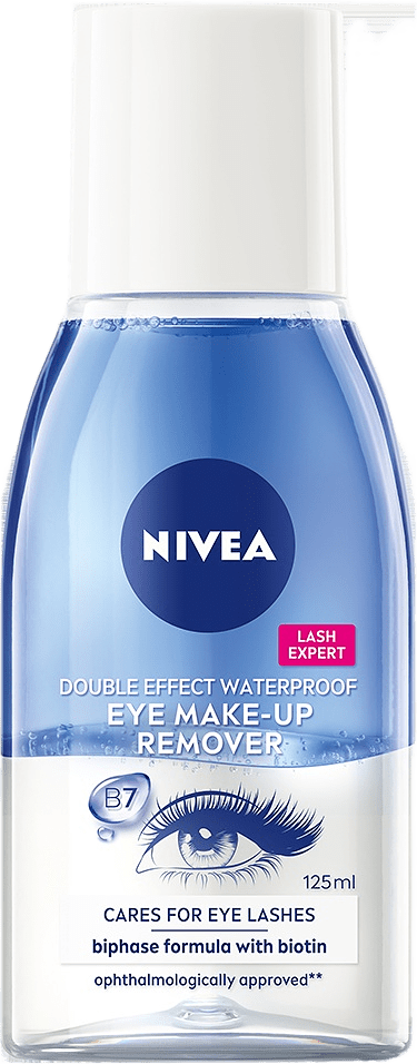 Sminkborttagning Ögon Double Effect Eye Make-up Remover 125 ml NIVEA