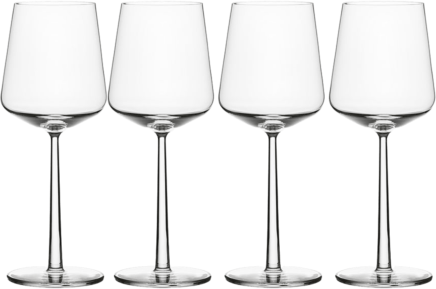 Rödvinsglas, 45 cl, 4 st, från Iittala, i färgen Clear.