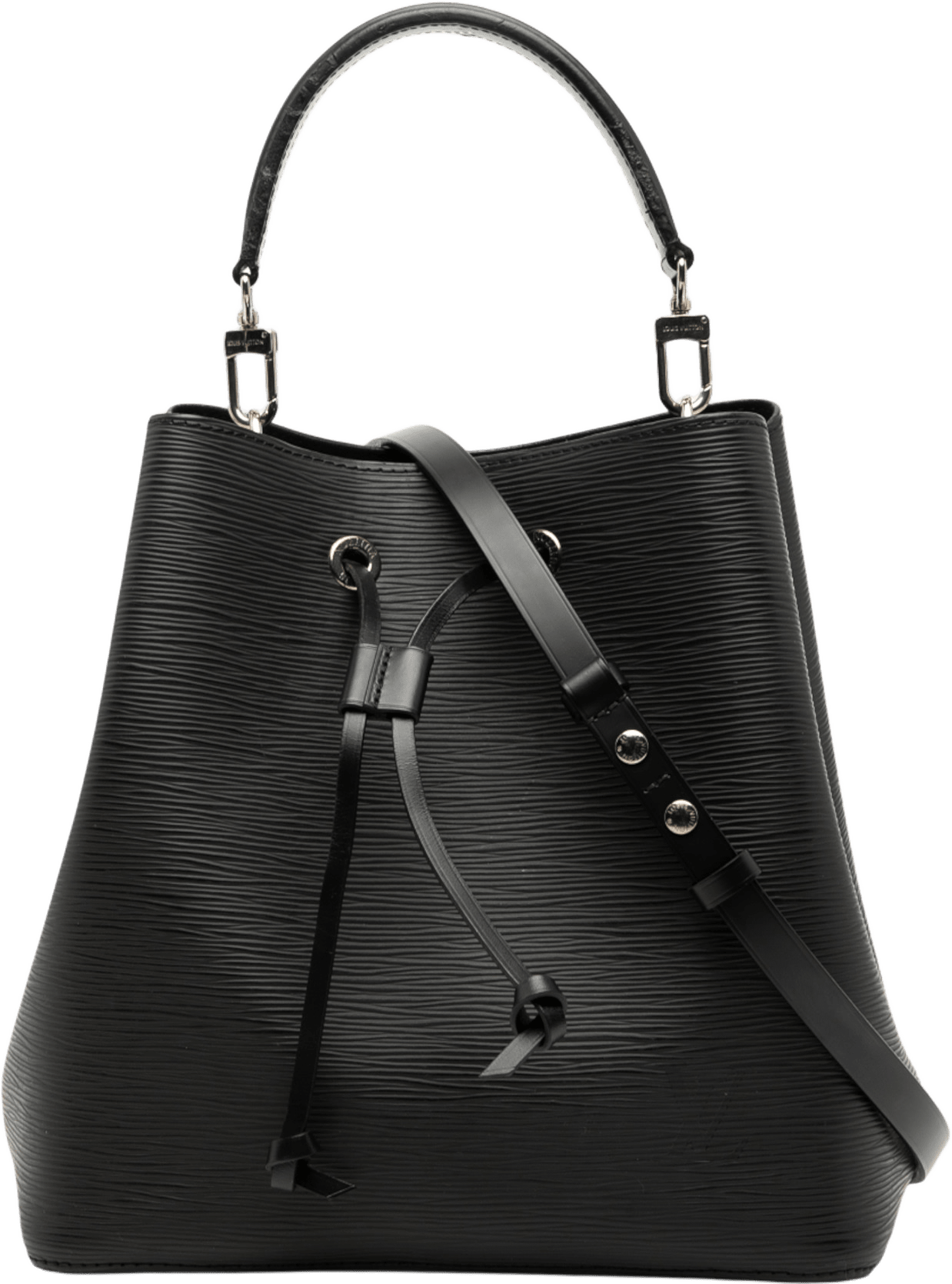 Louis Vuitton Epi Neonoe Mm, från Luxclusif, i färgen black.