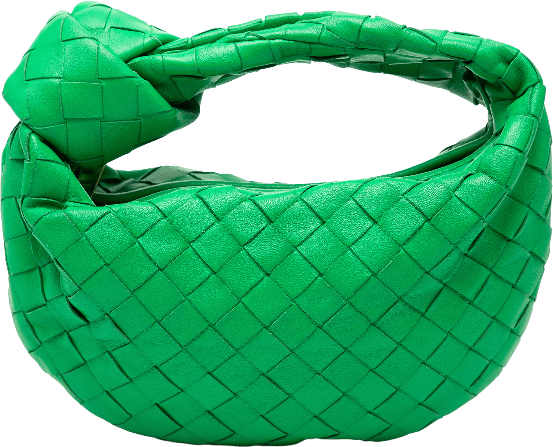 Bottega Veneta Mini Nappa Intrecciato Jodie, från Luxclusif, i färgen green.