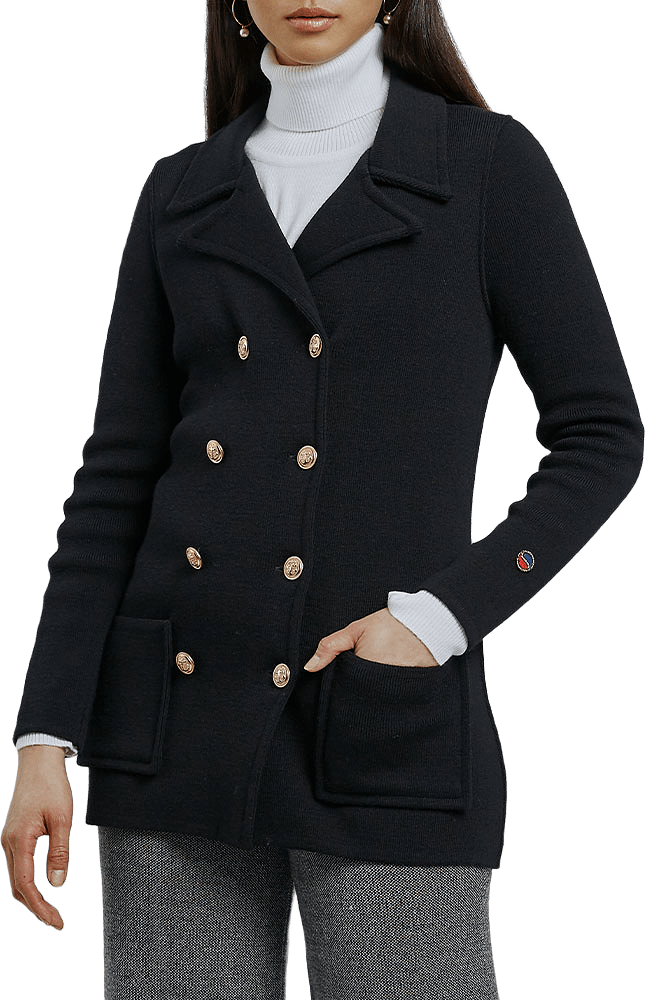 Victoria Jacket, från Busnel, i färgen Black.