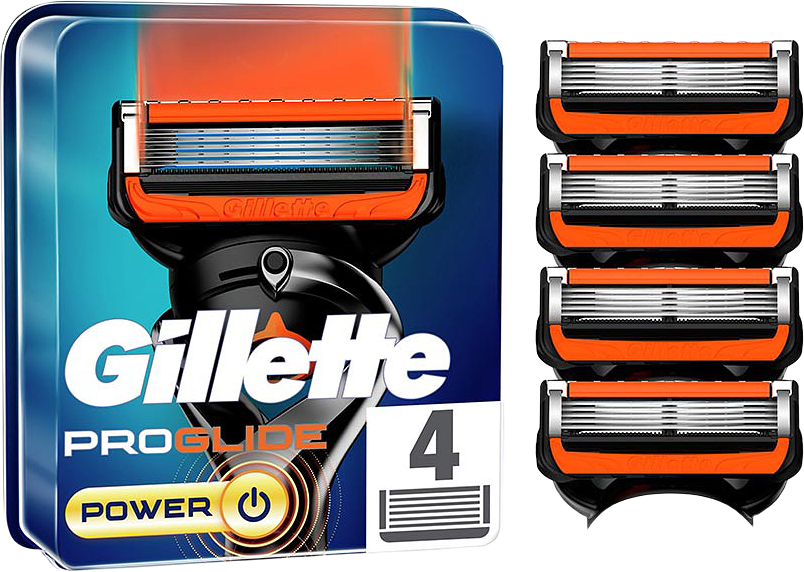 Proglide Power Rakblad, 4st, från Gillette.
