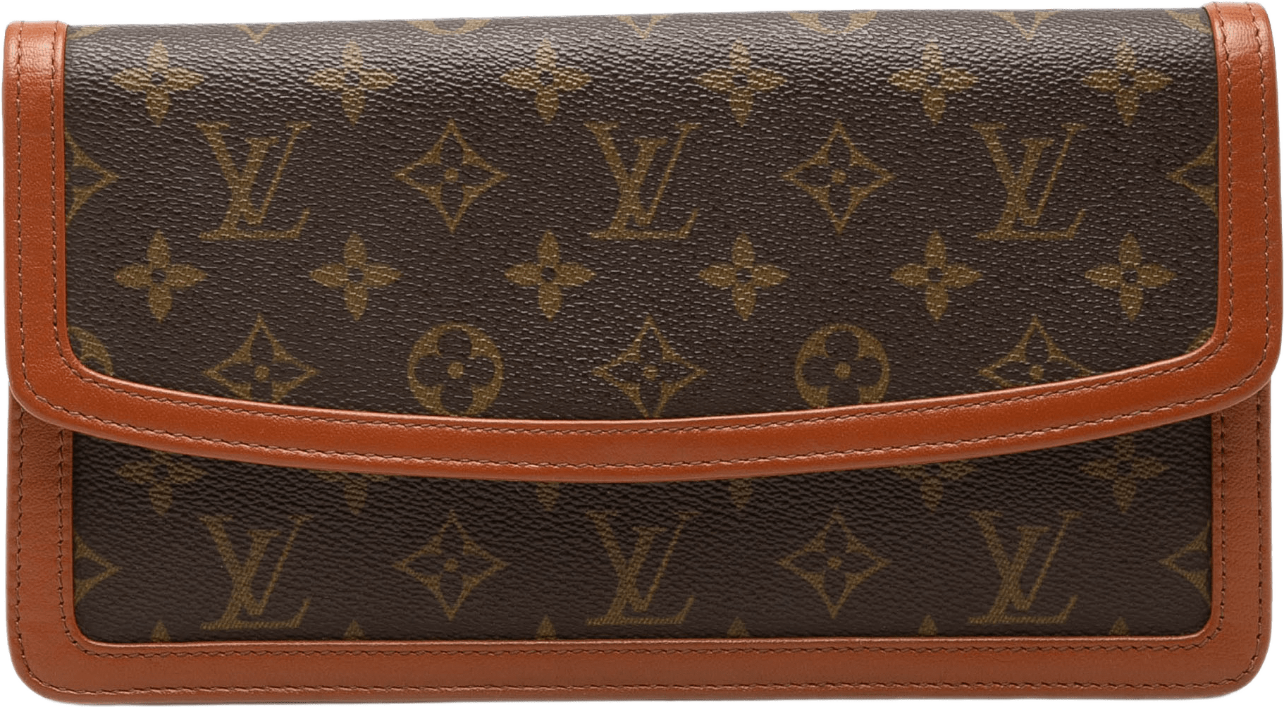 Louis Vuitton Monogram Pochette Dame Pm, från Luxclusif, i färgen brun.
