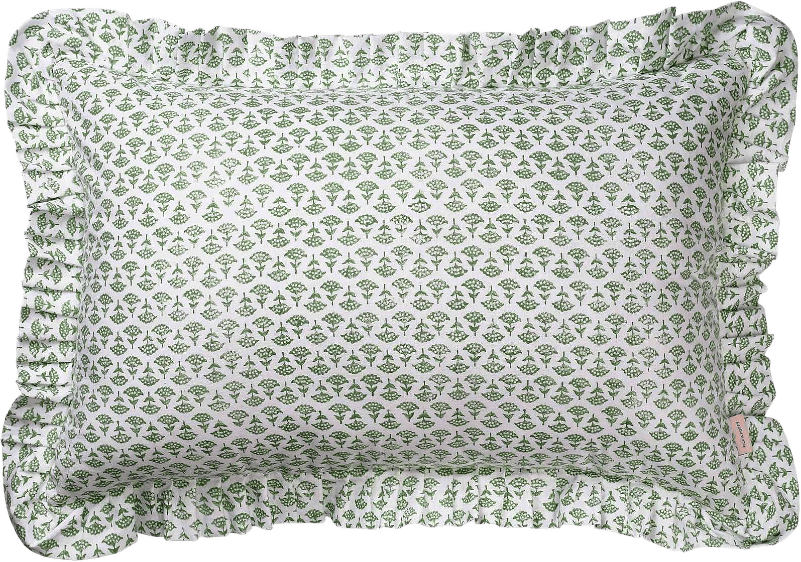 Petal Kuddfodral - 40x60 Cm, från Pick A Poppy, i färgen green.