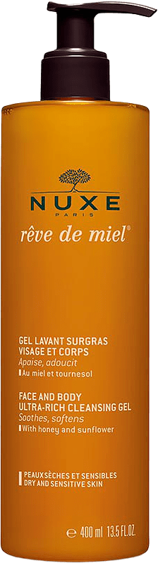 Rêve de miel Face and Body Ultra-rich Cleansing Gel, 400 ml, från NUXE.