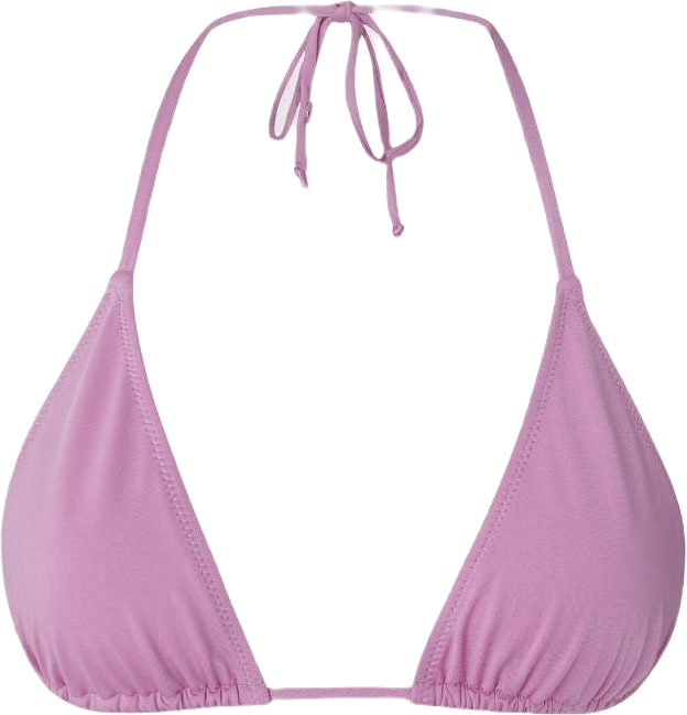 Strappy Triangle Bikini Top, från Understatement, i färgen lavender.